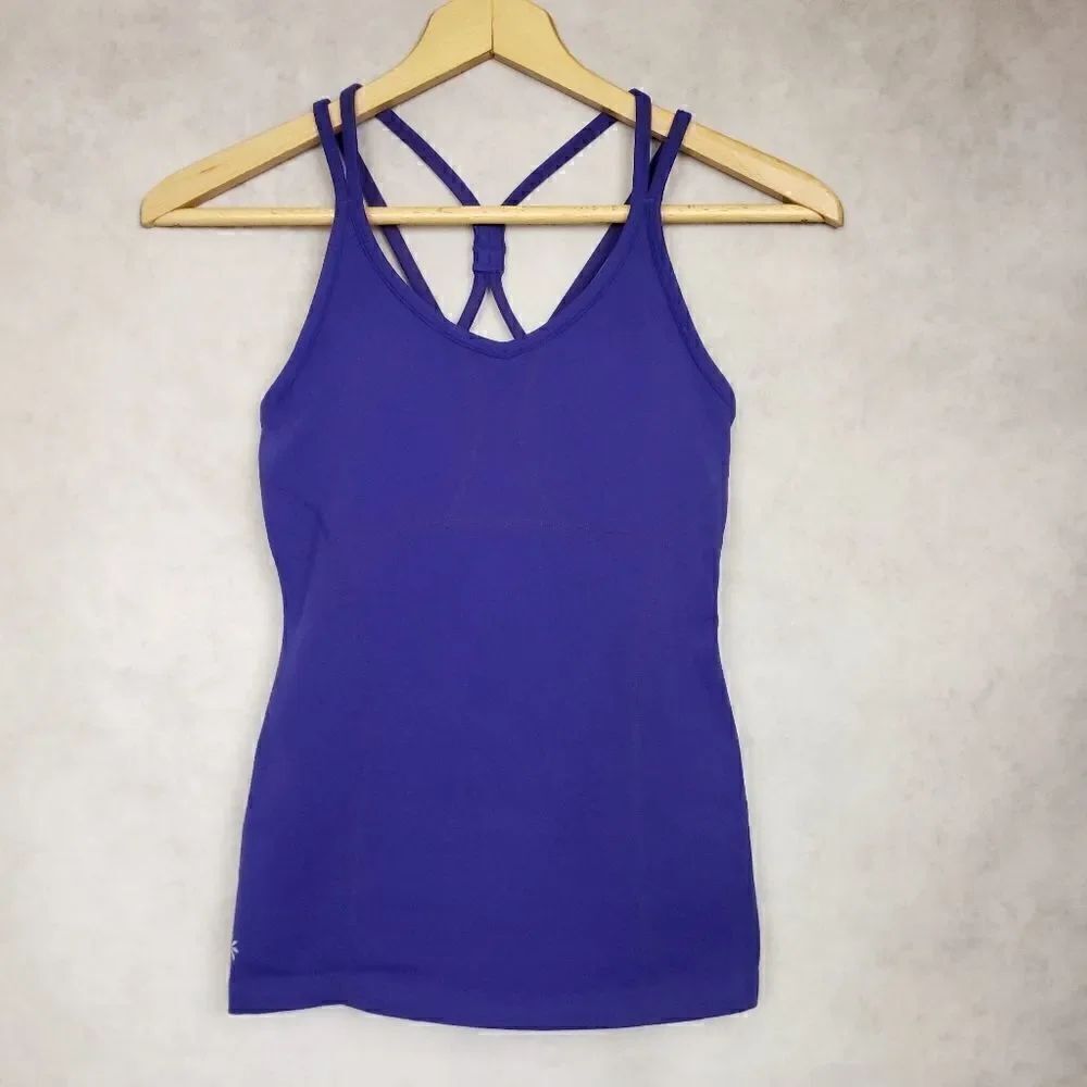 Athleta Empowerment racerback tank top purple XXS